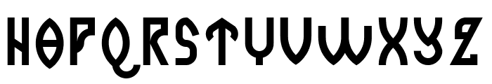 Romanjo-Regular Font UPPERCASE