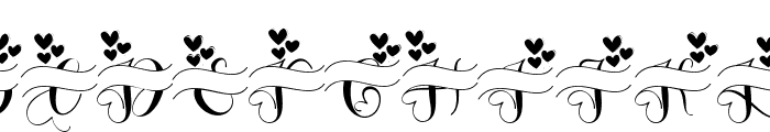 Romantic Monogram Style Font UPPERCASE