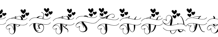 Romantic Monogram Style Font UPPERCASE