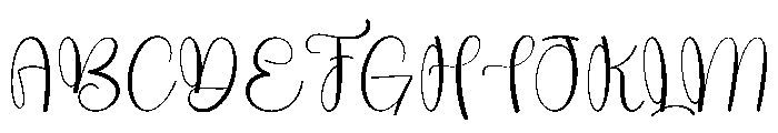Romantic Promise Font UPPERCASE