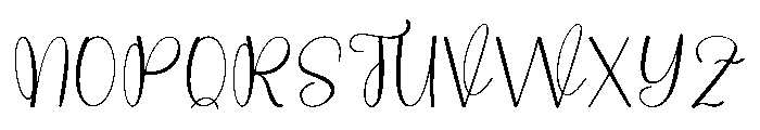 Romantic Promise Font UPPERCASE