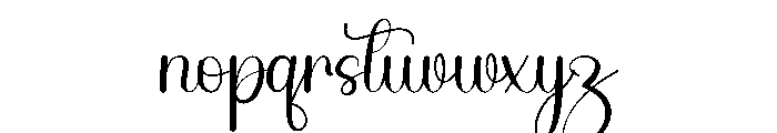 Romantic Promise Font LOWERCASE