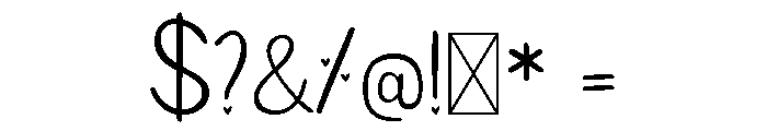 Romantic Song Font OTHER CHARS