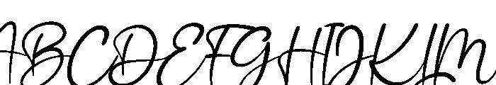 RomanticHanimunRegular Font UPPERCASE