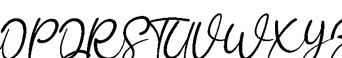 RomanticHanimunRegular Font UPPERCASE