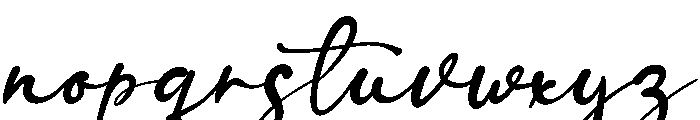 RomanticHanimunRegular Font LOWERCASE