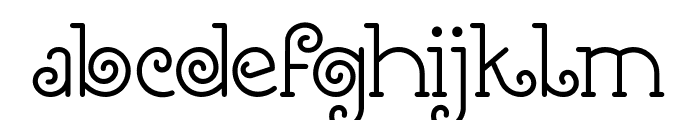 Romantine Font LOWERCASE