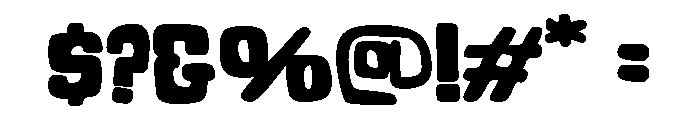 Ron Jeremy University Font OTHER CHARS