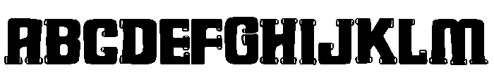 Ron Jeremy University Font UPPERCASE