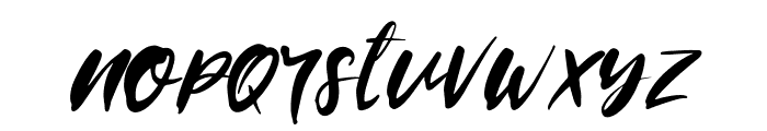 Rooselyn demo Font LOWERCASE