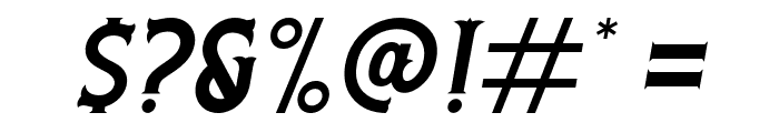 Rooters-Italic Font OTHER CHARS