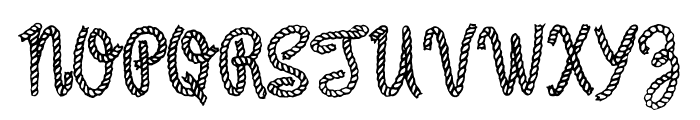 Rope MF Font UPPERCASE