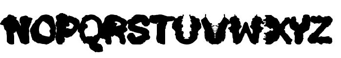Rorschach Font UPPERCASE