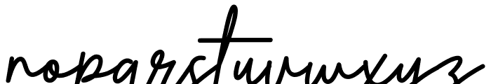 Rosabella Signature DEMO! DEMO! Font LOWERCASE
