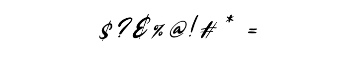 Rosaffina Italic Font OTHER CHARS