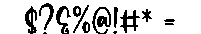 Rosalia HolIDAY Font OTHER CHARS