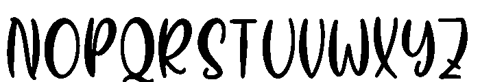 Rosalia HolIDAY Font UPPERCASE