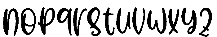 Rosalia HolIDAY Font LOWERCASE