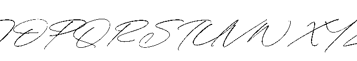 Rosatlinde DEMO VERSION Italic Font UPPERCASE