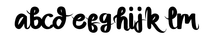 Rose Berry Font LOWERCASE