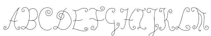 RoseWater Font UPPERCASE
