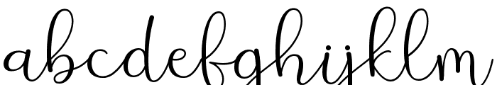 Rosebright - Personal Use Font LOWERCASE