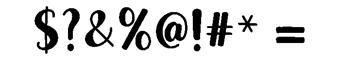 Rosegold Font OTHER CHARS
