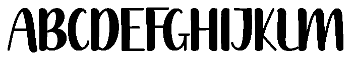 Rosegold Font UPPERCASE