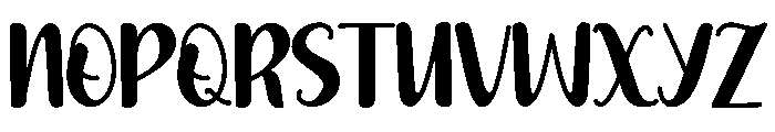 Rosegold Font UPPERCASE