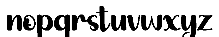 Rosegold Font LOWERCASE