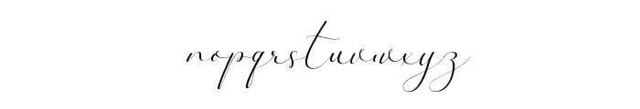 Roseline Dreams PERSONAL USE Regular Font LOWERCASE