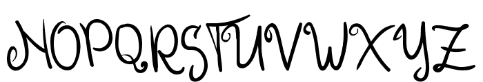 Roseline Script Font UPPERCASE