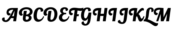 Roshelyn Typeface Regular Font UPPERCASE