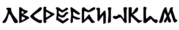 Rosicrucian Font LOWERCASE