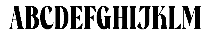 Rosland Font UPPERCASE