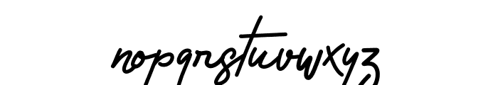 Rossela Signature Font Demo Font LOWERCASE