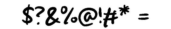 Roster Bread Font OTHER CHARS