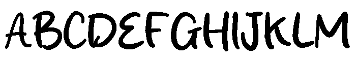 Roster Bread Font UPPERCASE