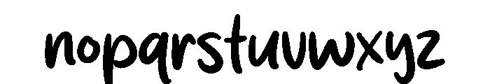Roster Bread Font LOWERCASE