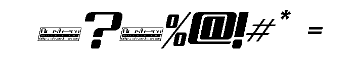 Rostero Italic Font OTHER CHARS