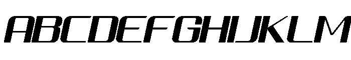 Rostero Italic Font UPPERCASE