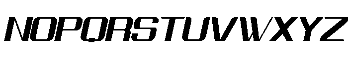 Rostero Italic Font UPPERCASE
