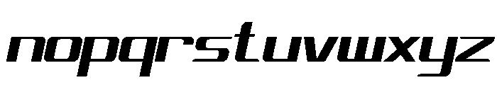 Rostero Italic Font LOWERCASE