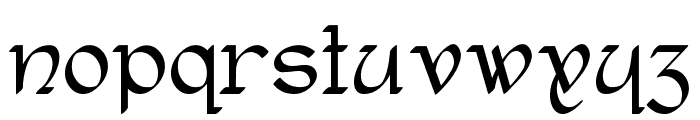 Rostock Kaligraph Regular Font LOWERCASE