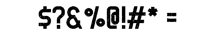 Roters Rough Font OTHER CHARS