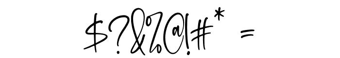 Rotherdam Signature Font OTHER CHARS