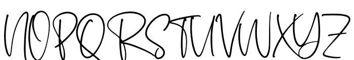 Rotherdam Signature Font UPPERCASE