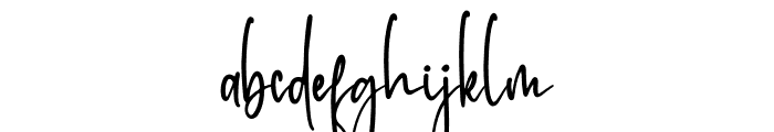 Rotherdam Signature Font LOWERCASE