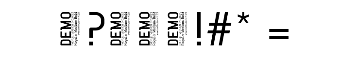 Rotor-Demo Font OTHER CHARS