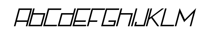 Rotterdamz-Italic Font UPPERCASE